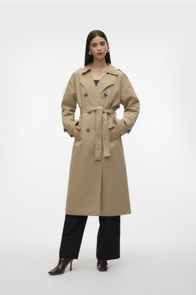 VMCHLOE LONG TRENCHCOAT GA NOOS 10300263 Silver Mink